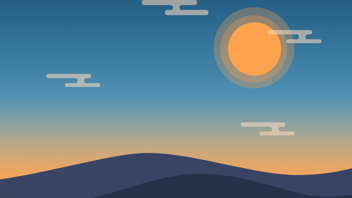 Ambiente, Atardecer, Paisaje Natural, la Luz Del Sol, Pendiente. Wallpaper in 1366x768 Resolution