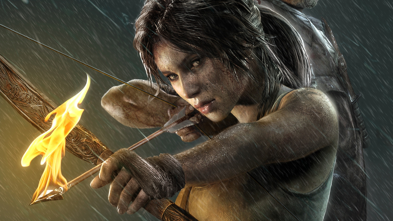 Tomb Raider, Rise of The Tomb Raider, Lara Croft, Lara Croft Tomb Raider, Neustart. Wallpaper in 1366x768 Resolution