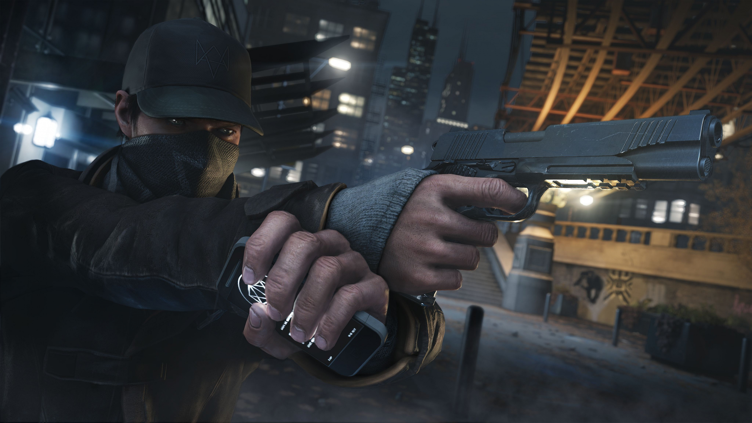Watch Dogs, Ubisoft, Xbox One, Équipage, Jeu de Tir. Wallpaper in 2560x1440 Resolution