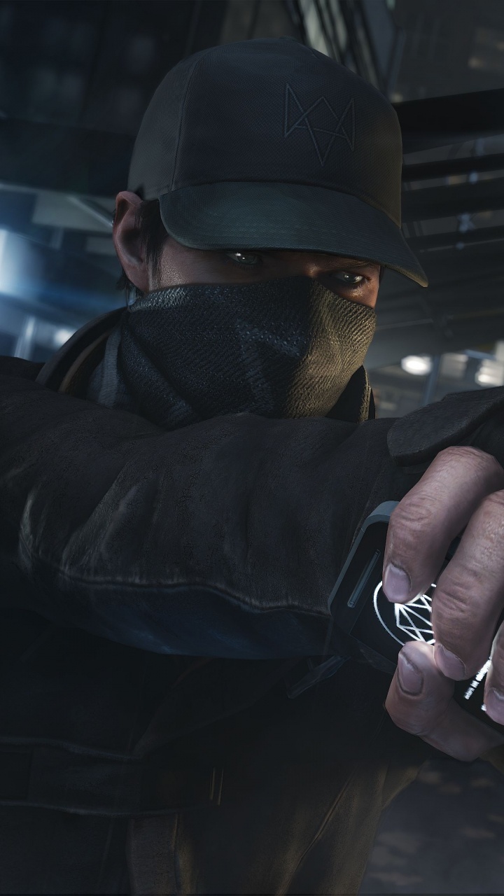 Wachhund, Ubisoft, Xbox One, Shooter-Spiel, Hand. Wallpaper in 720x1280 Resolution