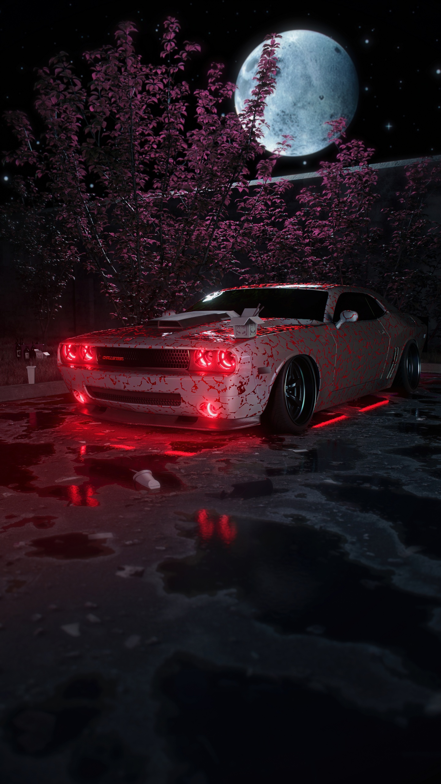 Reflection, Cars, Ios, Tire, Wheel. Wallpaper in 1440x2560 Resolution