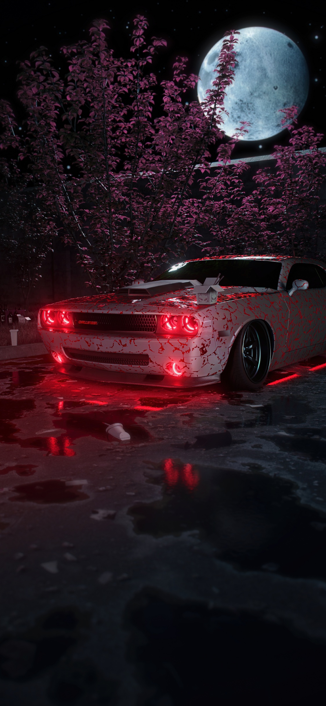 Reflexion, Car, Ios, Tire, Rad. Wallpaper in 1125x2436 Resolution