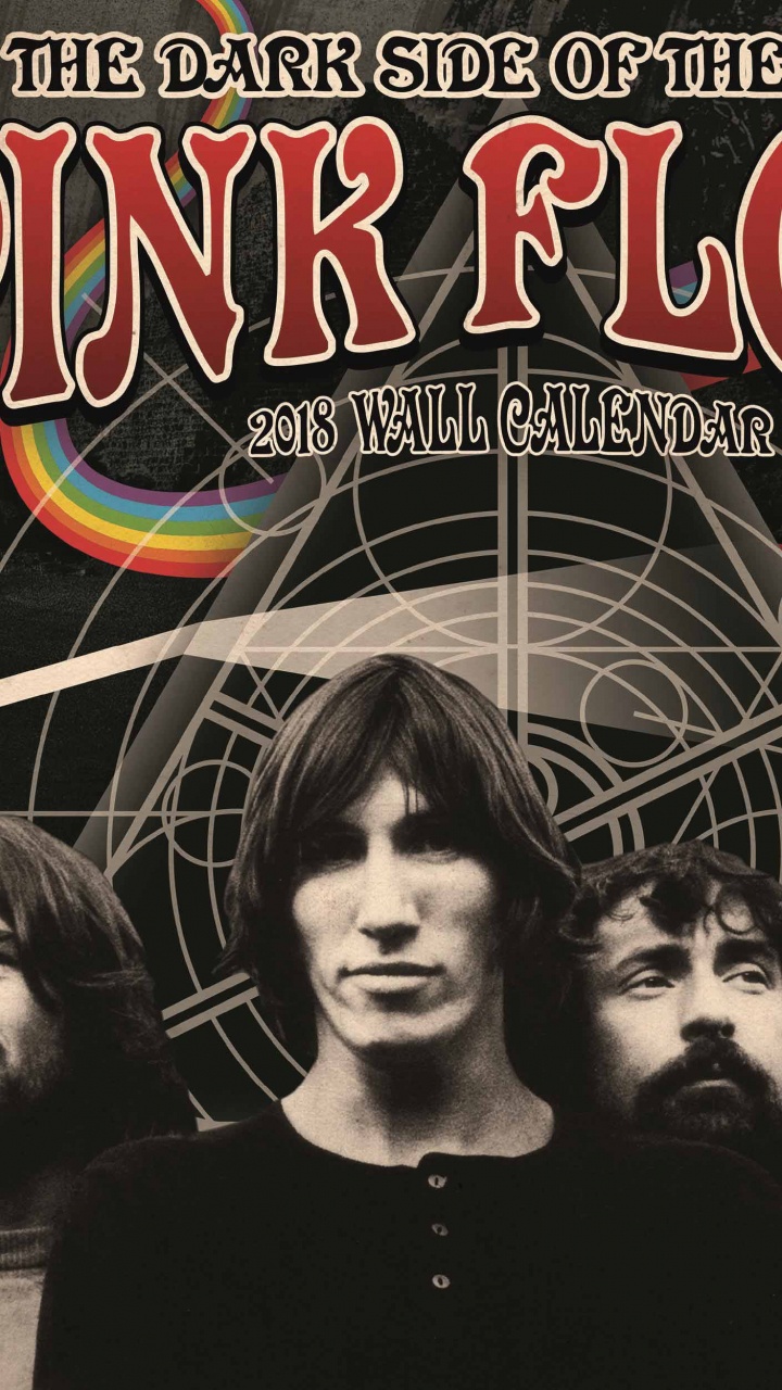Rosa Floydplakat, Pink Floyd, Poster, Die Dunkle Seite Des Mondes, Albumcover. Wallpaper in 720x1280 Resolution