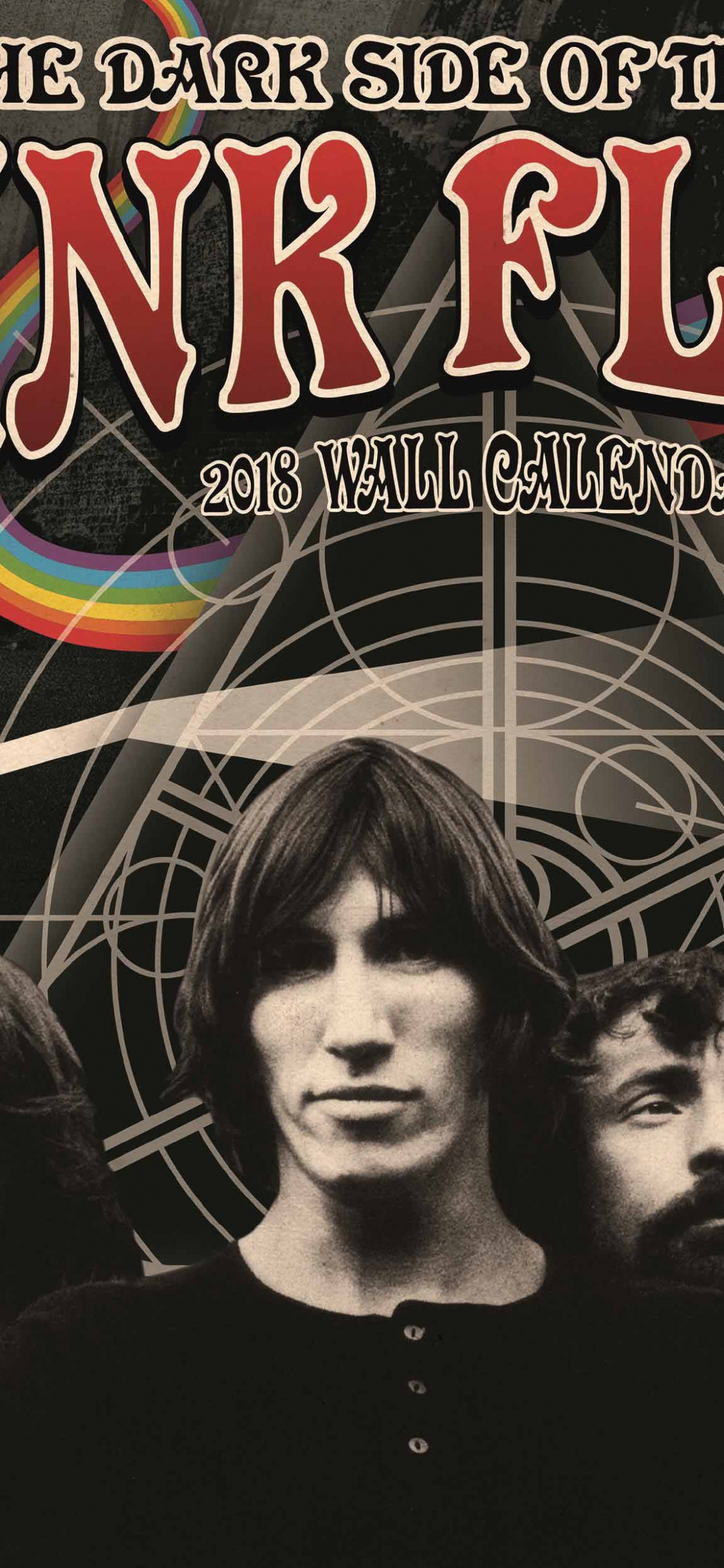 Affiche de Pink Floyd, Pink Floyd, Affiche, Le Côté Sombre de la Lune, la Couverture de L'album. Wallpaper in 1125x2436 Resolution