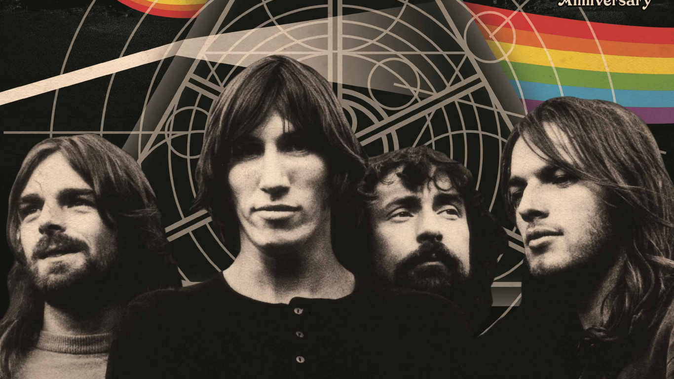 Pink Floyd Poster, Pink Floyd, Poster, The Dark Side of The Moon, Album Cover. Wallpaper in 1366x768 Resolution