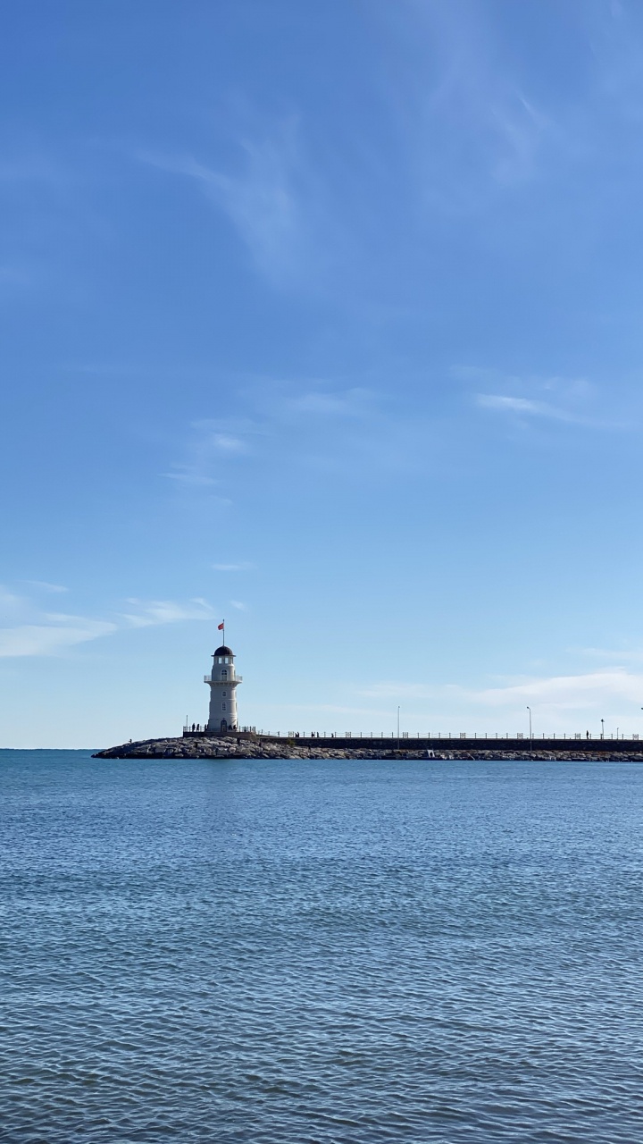 Cloud, Water, Lighthouse, Tower, Fluid. Wallpaper in 720x1280 Resolution