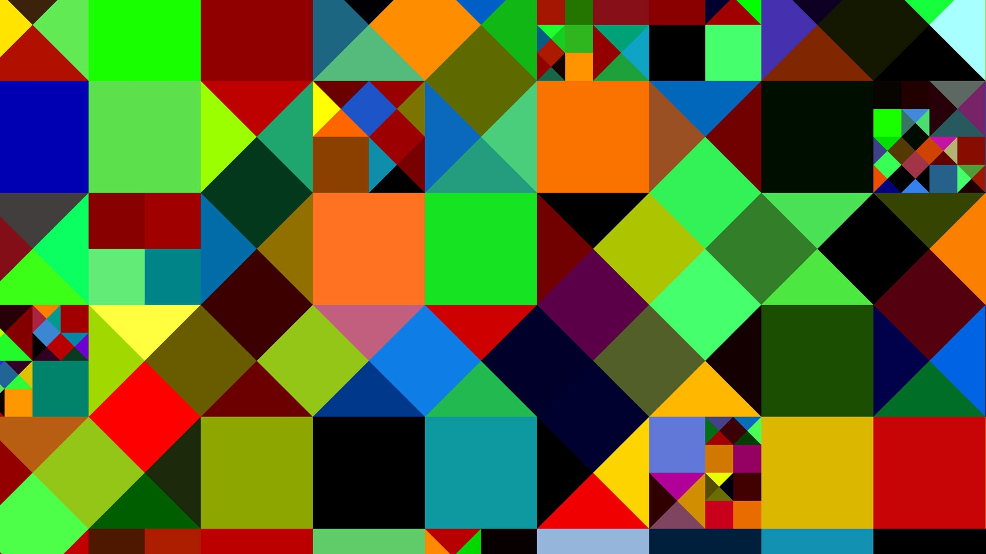 Damier Rouge Jaune Vert et Bleu. Wallpaper in 1920x1080 Resolution