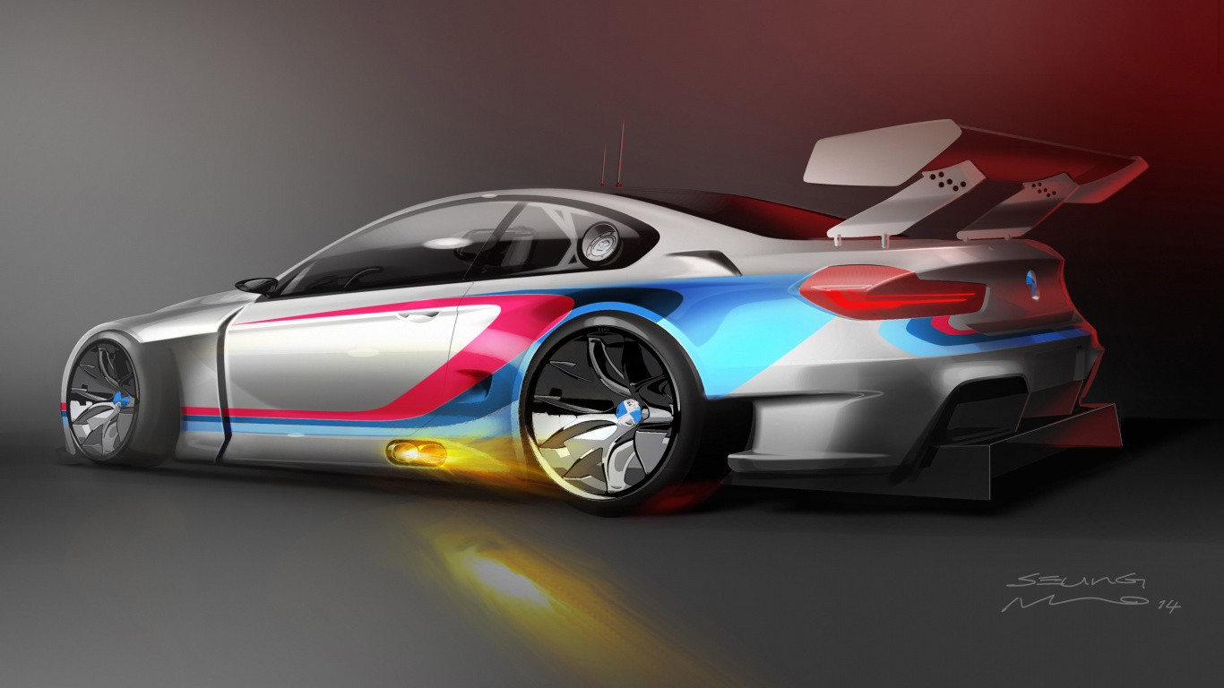 Rot-weißer Ferrari-Sportwagen. Wallpaper in 1366x768 Resolution