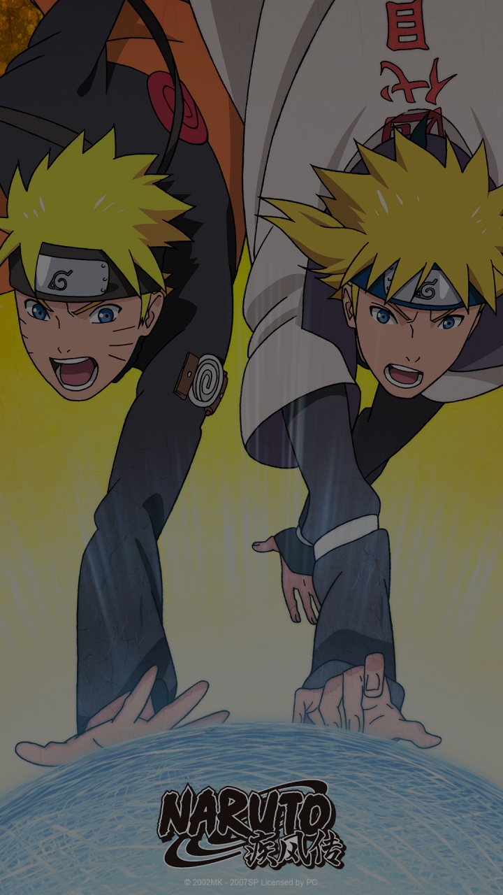 Naruto, Ja Wirklich, Naruto Shippuden, Naruto Und Minato, Minato Namikaze. Wallpaper in 720x1280 Resolution