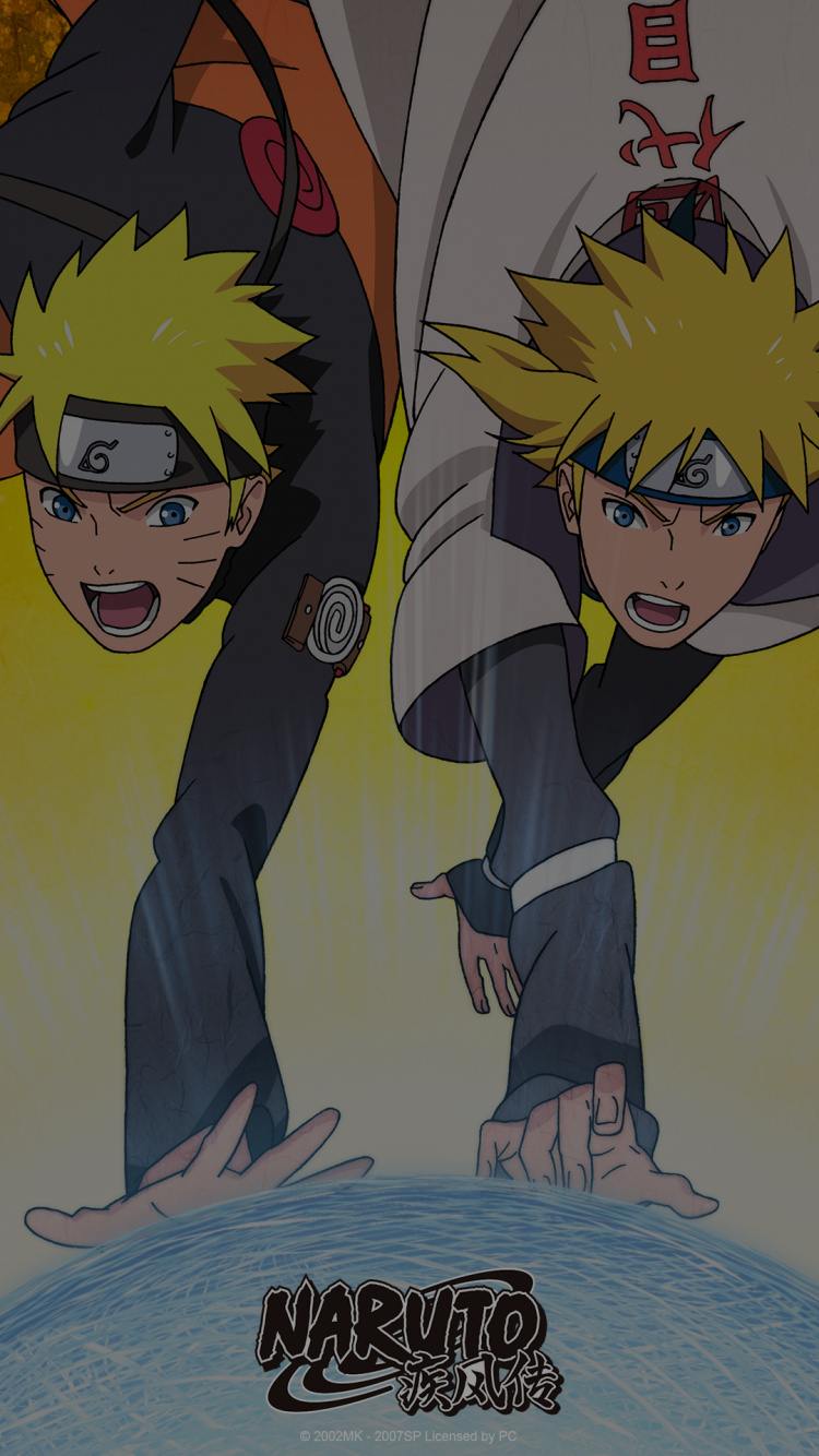 Naruto, Realme, Naruto Shippuden, Naruto and Minato, Minato Namikaze. Wallpaper in 750x1334 Resolution