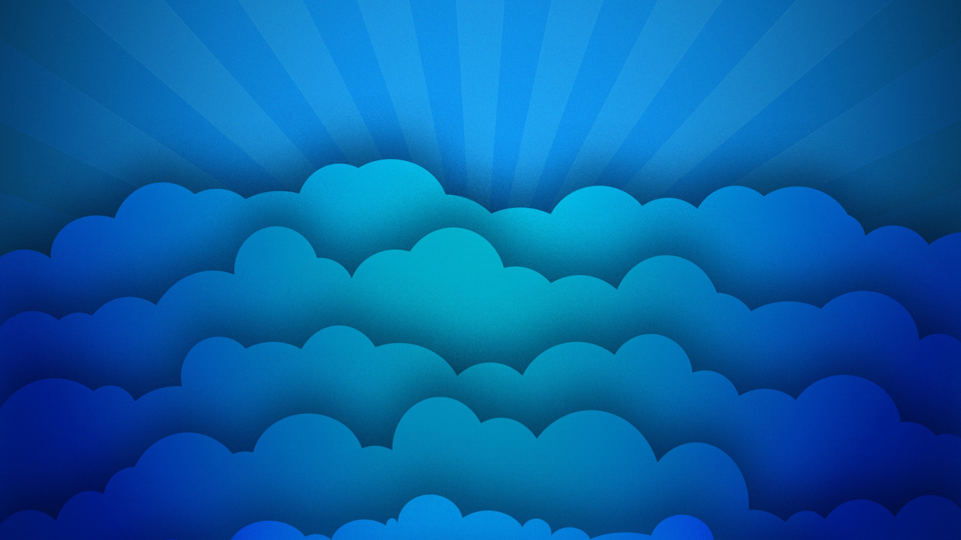 Blaue Und Lila Abstrakte Abbildung. Wallpaper in 1366x768 Resolution