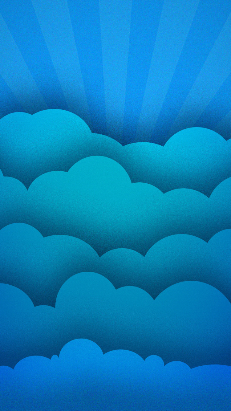 Illustration Abstraite Bleue et Violette. Wallpaper in 750x1334 Resolution