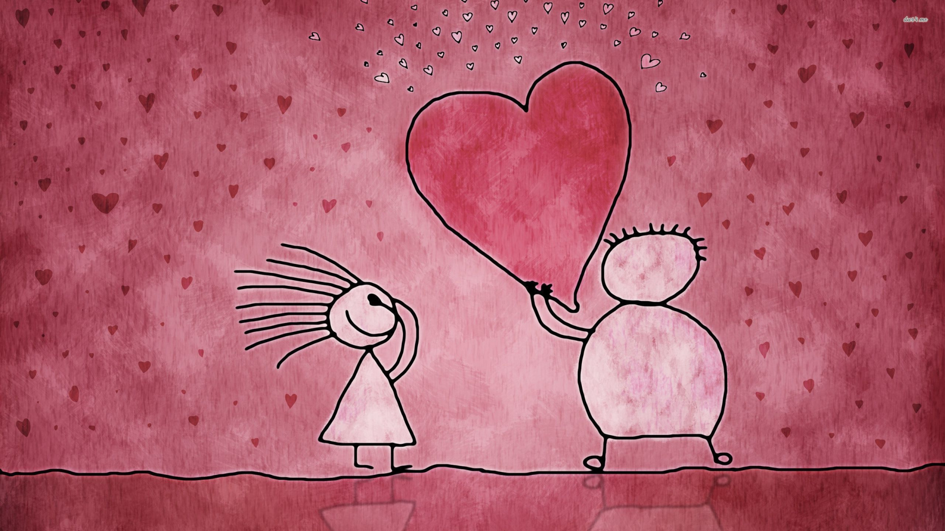 Coraz, Dibujo, Emocion, Amor, el Día de San Valentín. Wallpaper in 1920x1080 Resolution