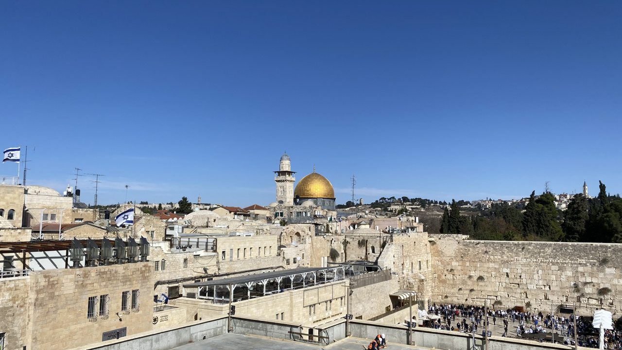 Jerusalem, Western Wall, Tourism, Ancient History, Tourist Attraction. Wallpaper in 1280x720 Resolution