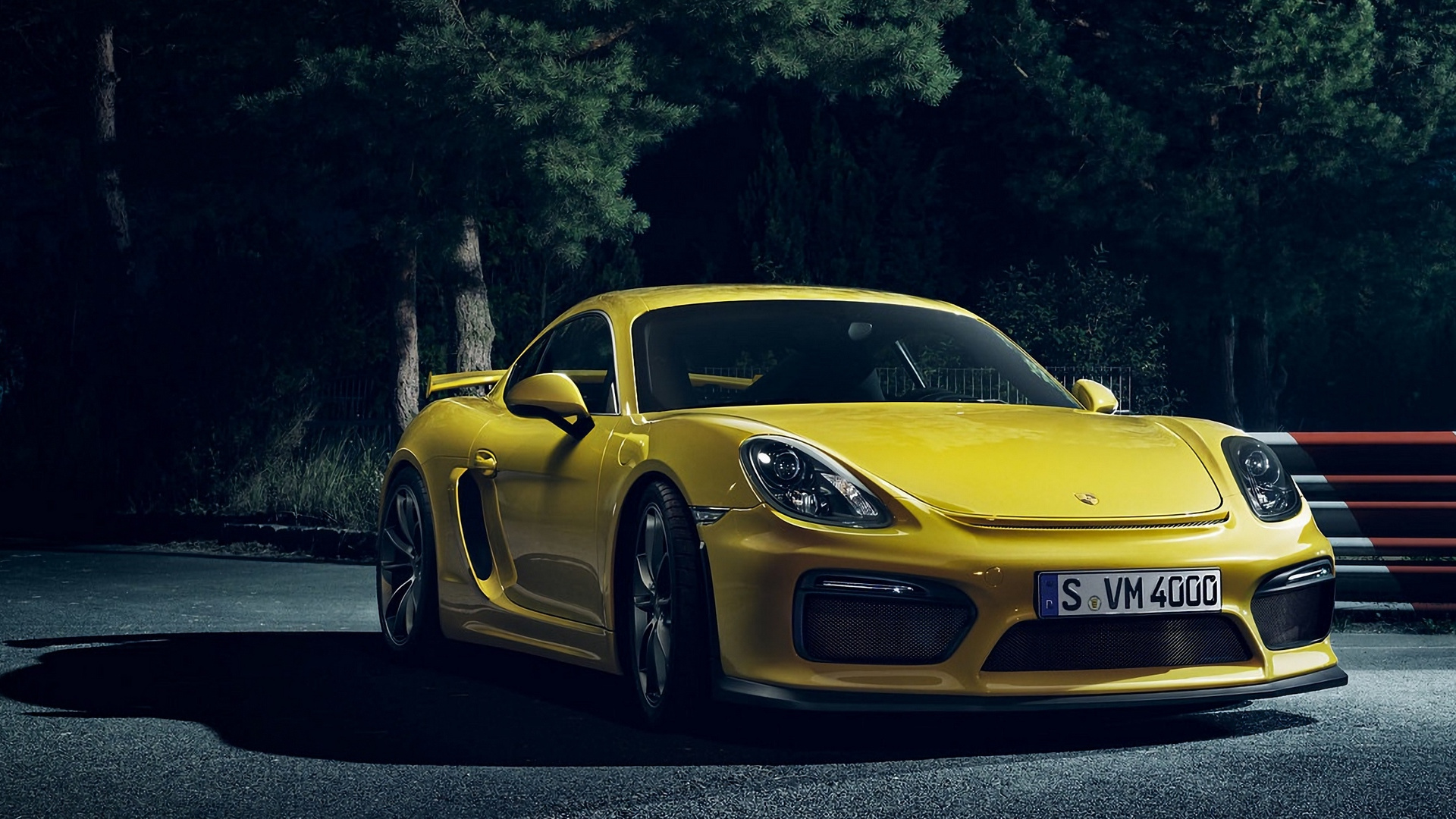 Yellow Porsche 911 Parked on Road During Daytime. Wallpaper in 1920x1080 Resolution