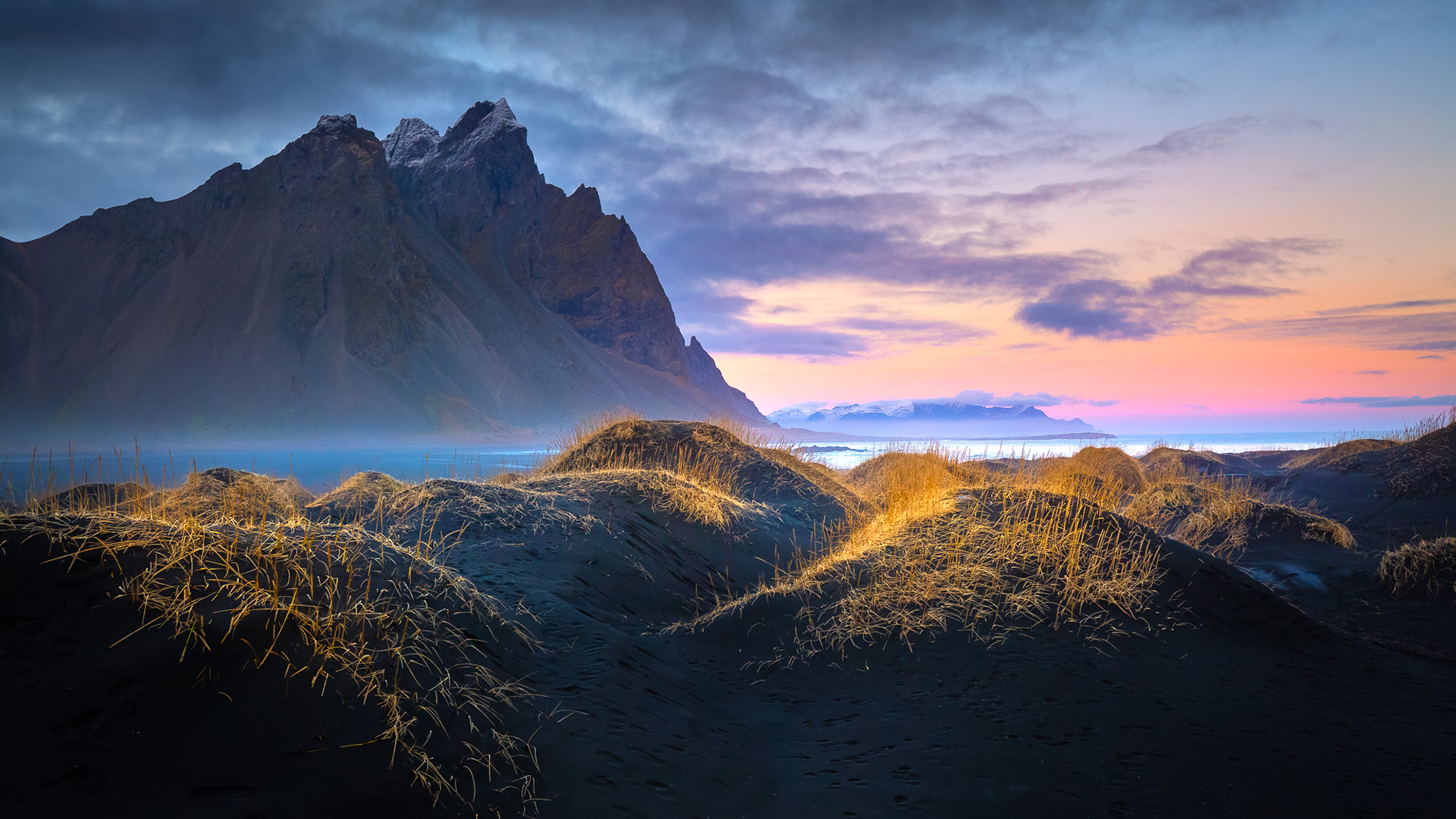 Iceland, Mountainous Landforms, Natural Landscape, Highland, Landscape. Wallpaper in 1920x1080 Resolution