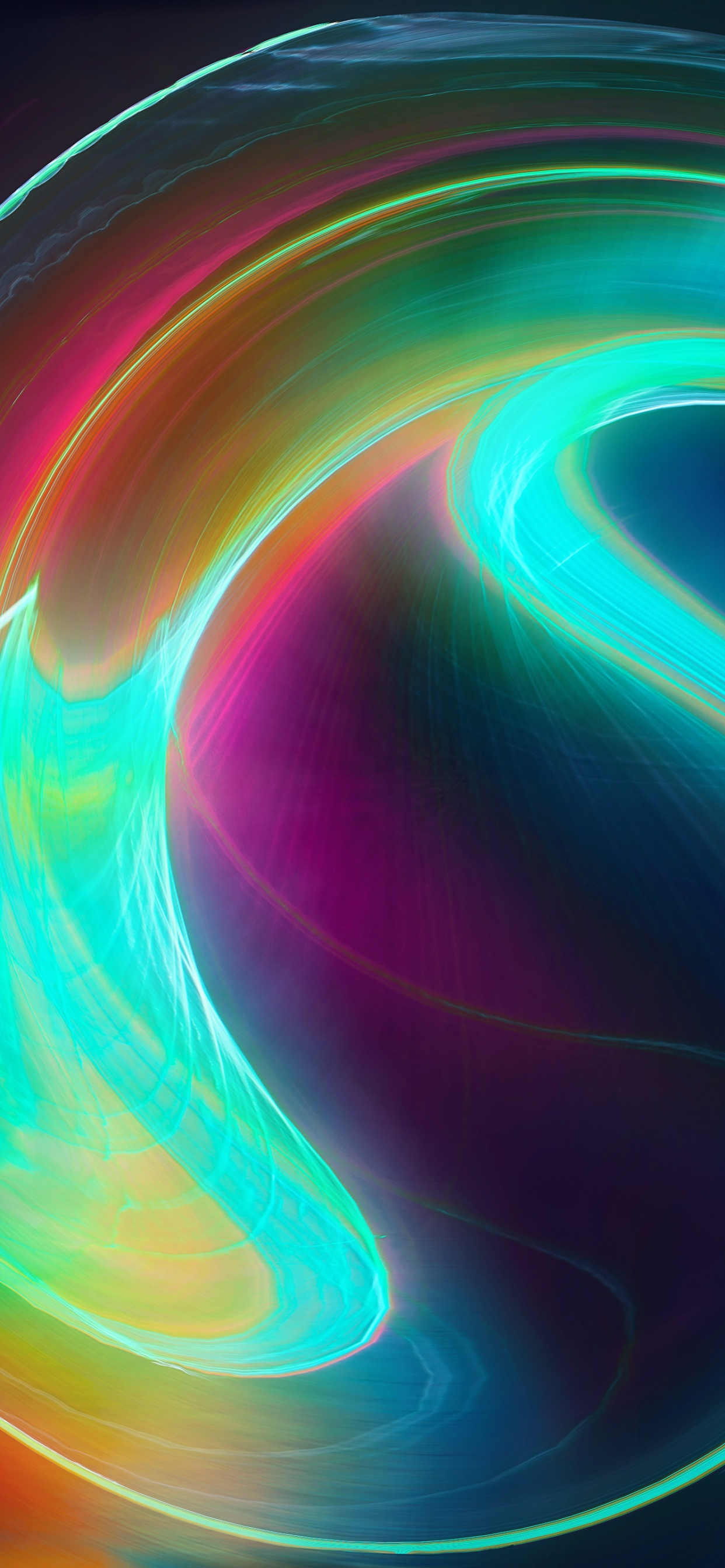 Purple and Blue Light Illustration. Wallpaper in 1242x2688 Resolution