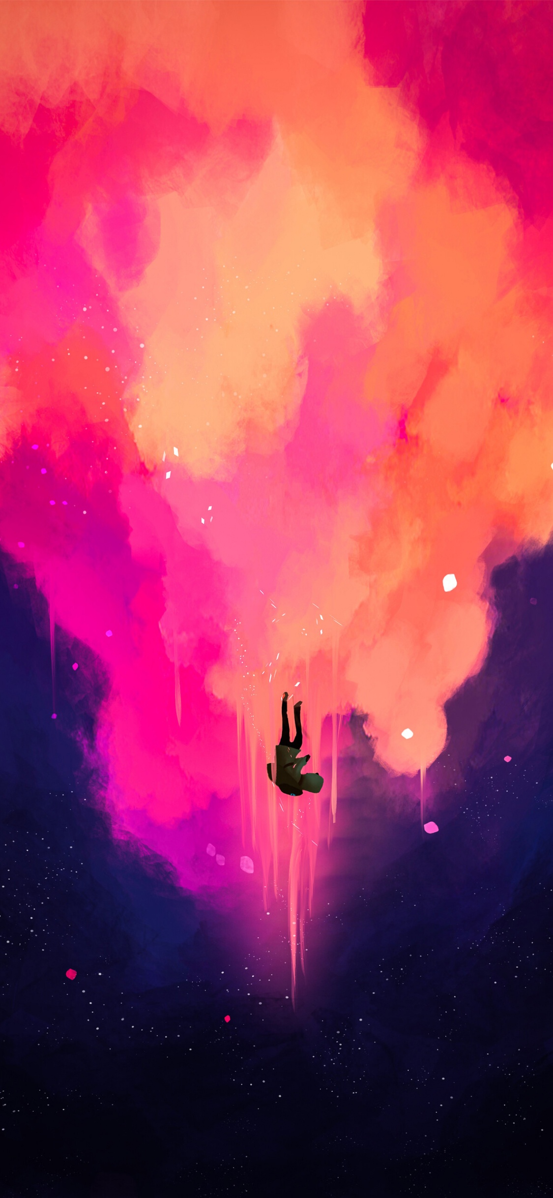 Rojo, Magenta, Rosa, Morado, Naranja. Wallpaper in 1125x2436 Resolution