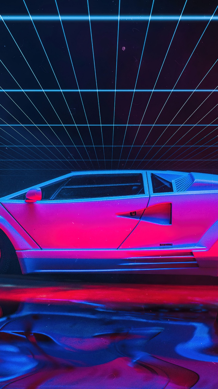 Lamborghini Countach, Cars, Lamborghini, Supercar, Wheel. Wallpaper in 720x1280 Resolution