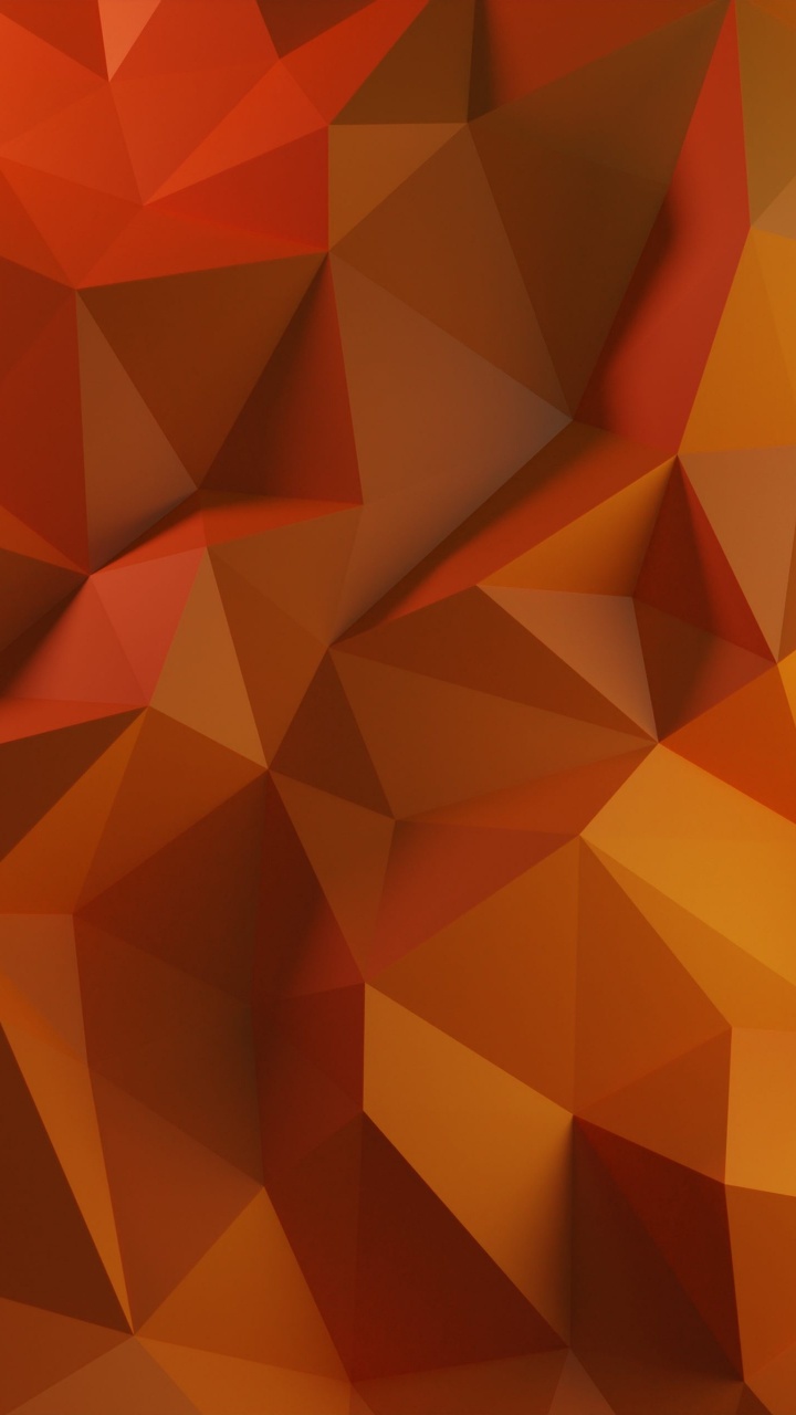 Orange, Polygon, Brown, Amber, Material Property. Wallpaper in 720x1280 Resolution