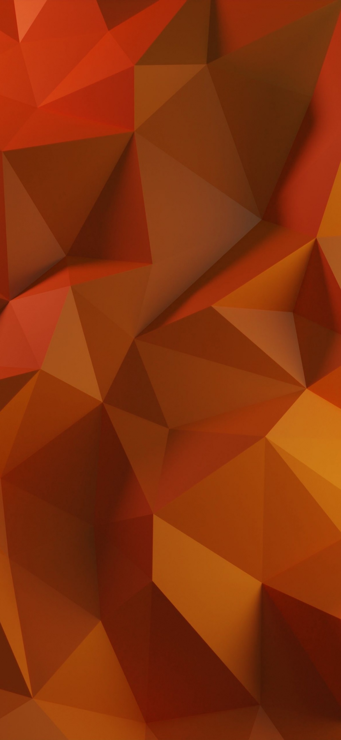 Orange, Polygon, Brown, Bernstein, Werkstoffeigenschaften. Wallpaper in 1125x2436 Resolution