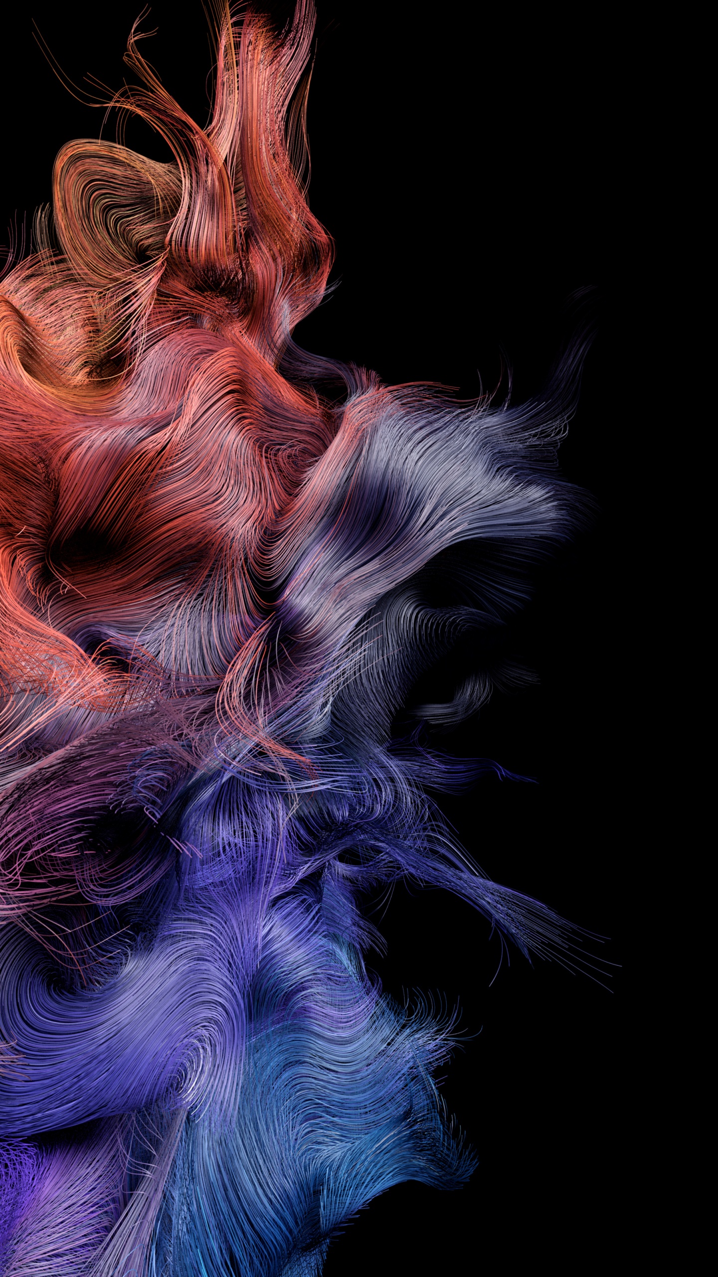 Art Fractal, Art, Purple, Fumeur, Obscurité. Wallpaper in 1440x2560 Resolution