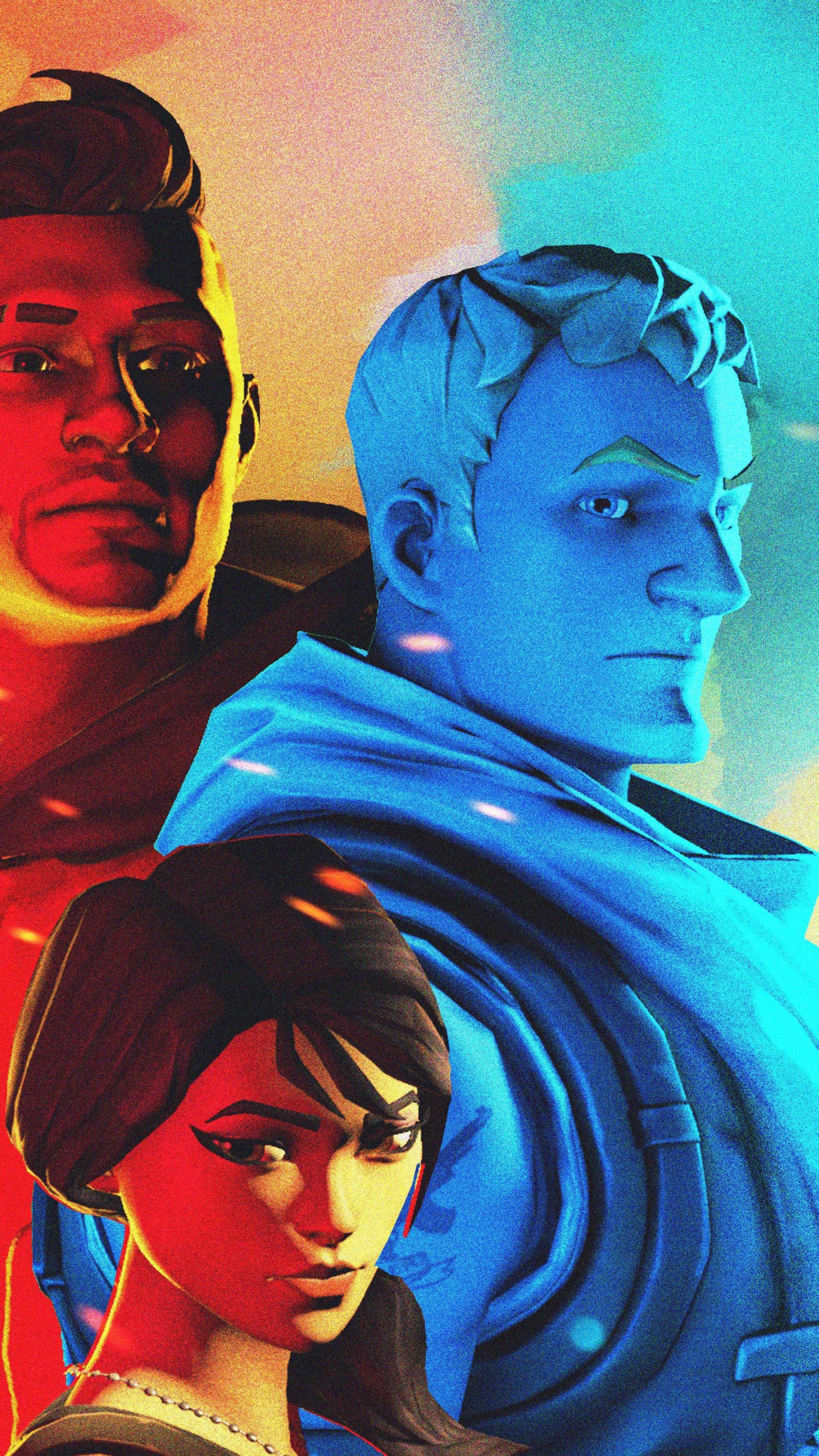 Fortnite, Illustration, Art, Fiction, Jeu de Survie. Wallpaper in 1440x2560 Resolution