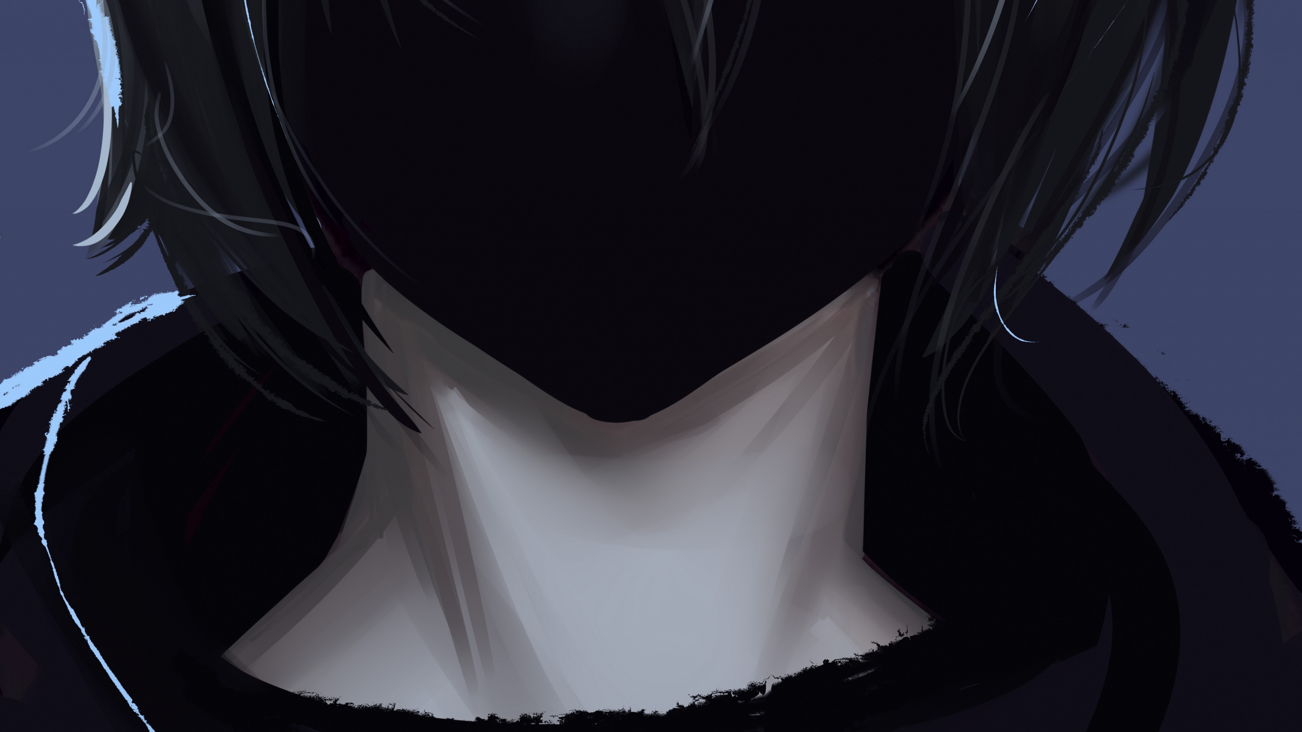 Anime, Black Mask Anime Boy, Mask, Cartoon, Sleeve. Wallpaper in 2560x1440 Resolution