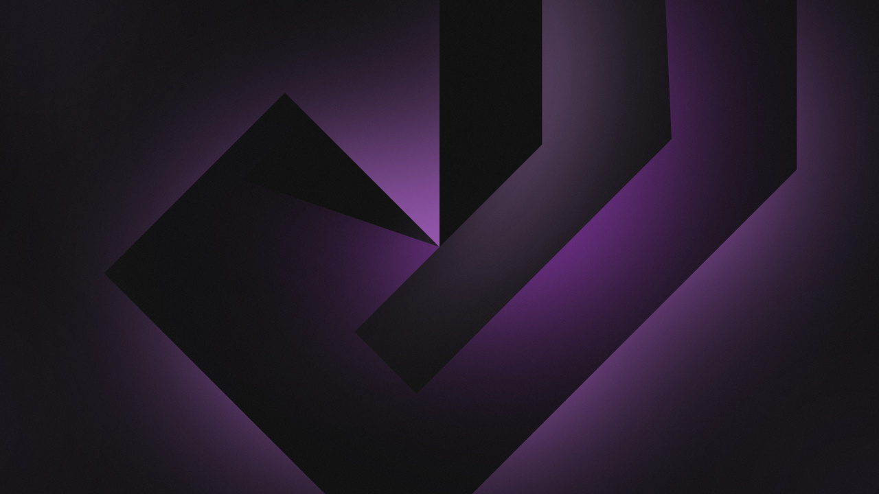 Purple and Black Abstract Illustration. Wallpaper in 1280x720 Resolution