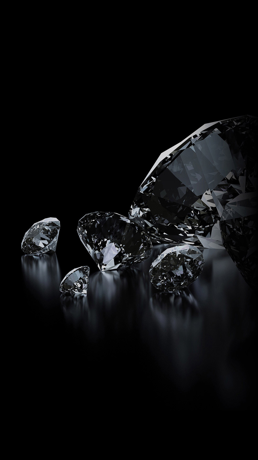 Diamond, Carbonado, Black, Jewellery, Ring. Wallpaper in 1080x1920 Resolution