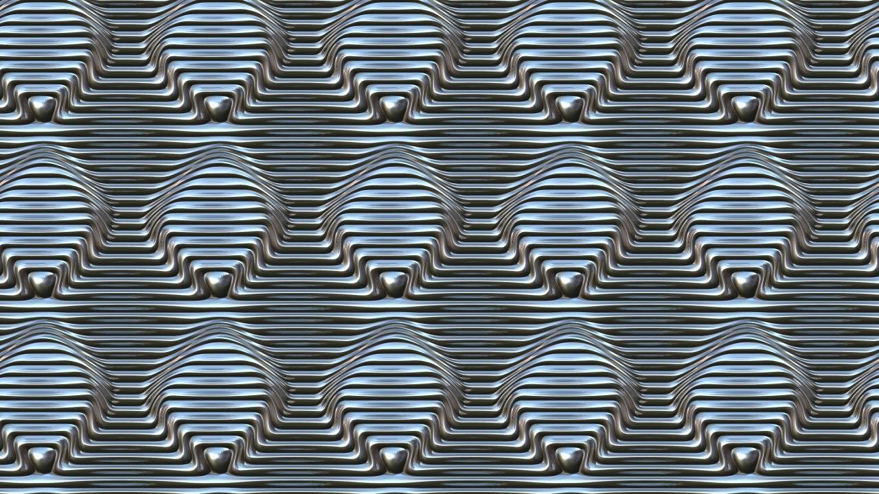 Schwarz-weißer Metallrahmen. Wallpaper in 1280x720 Resolution