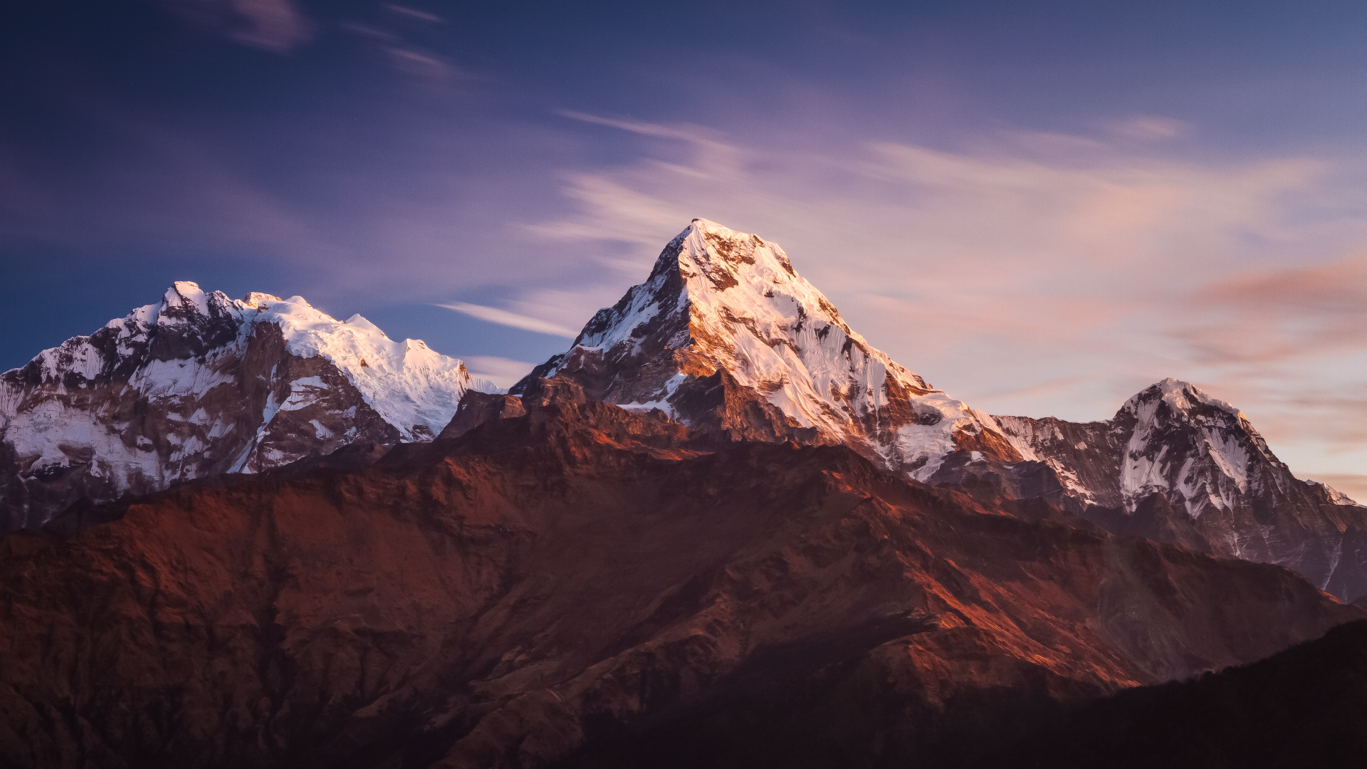 Annapurna, Annapurna Iii, Santuario de Annapurna, Circuito de Annapurna, Annapurna Yo. Wallpaper in 1920x1080 Resolution