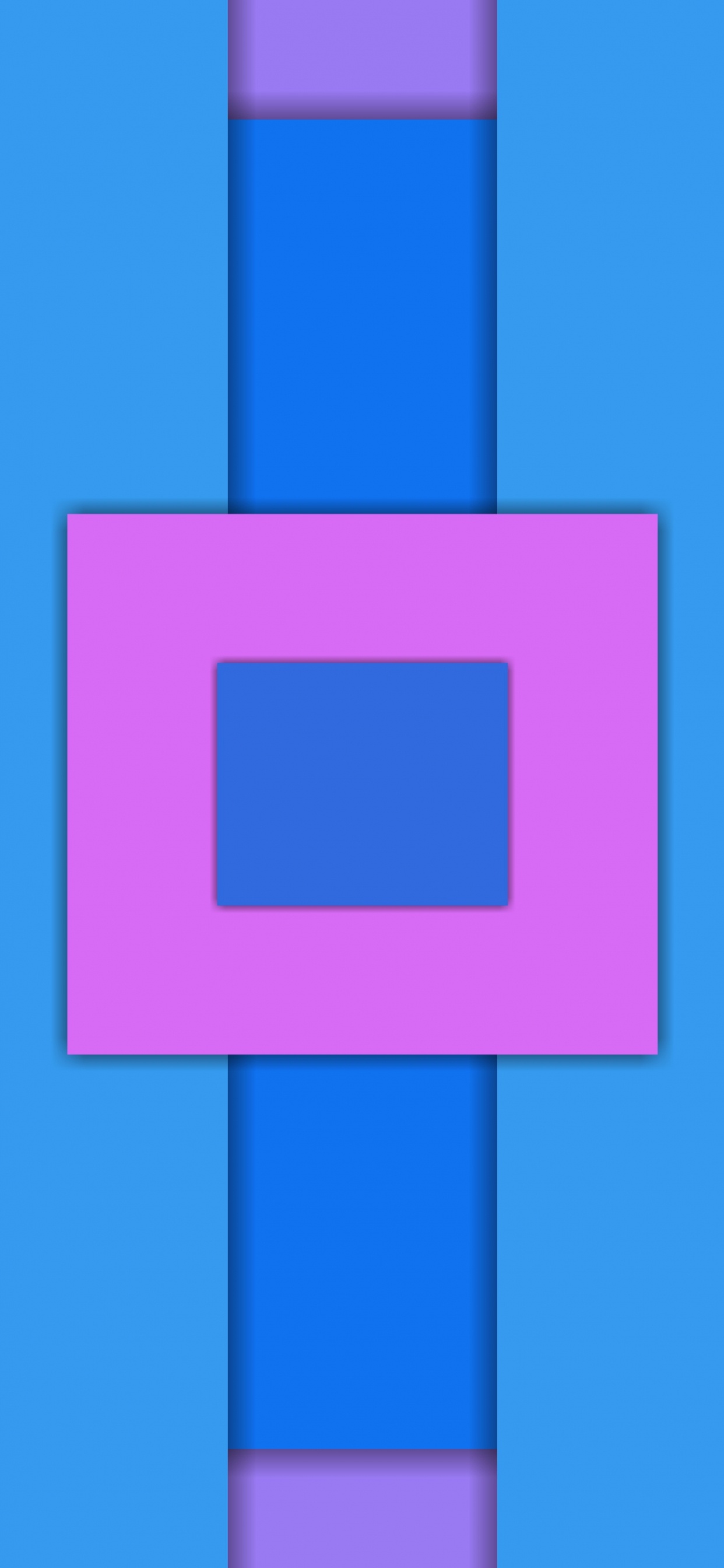 Grünblaues Und Rosa Quadratisches Muster. Wallpaper in 1242x2688 Resolution