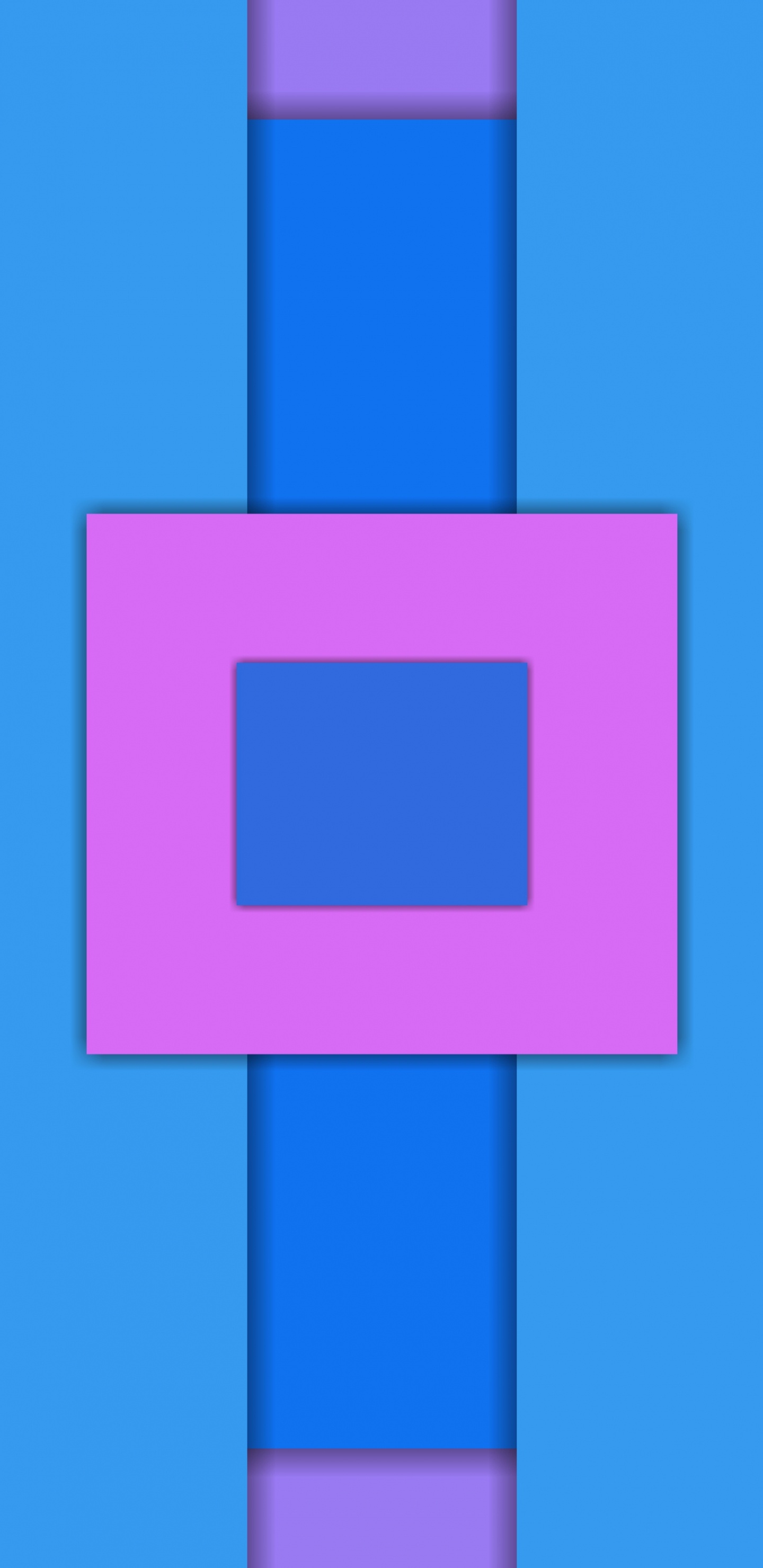 Grünblaues Und Rosa Quadratisches Muster. Wallpaper in 1440x2960 Resolution