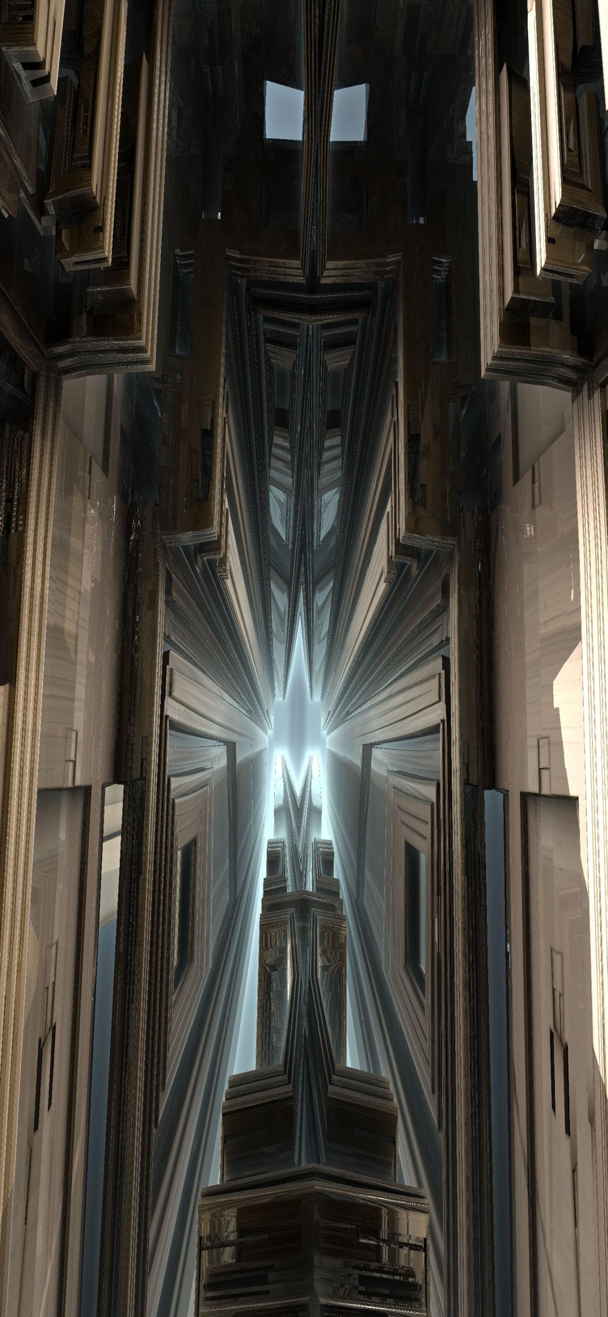 Gothic Architecture, Building, Wood, Symmetry, Facade. Wallpaper in 1242x2688 Resolution