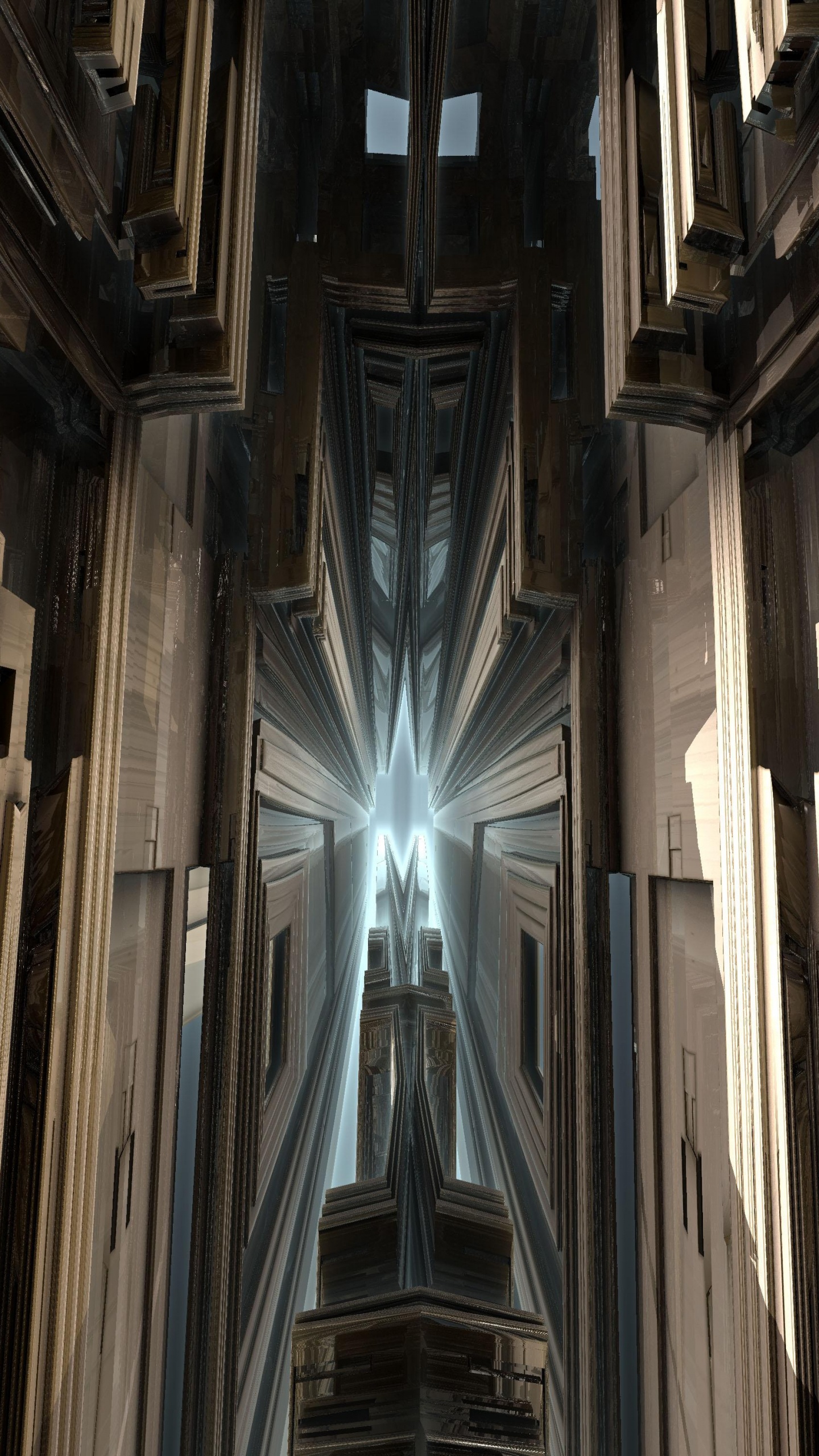 Gothic Architecture, Building, Wood, Symmetry, Facade. Wallpaper in 1440x2560 Resolution