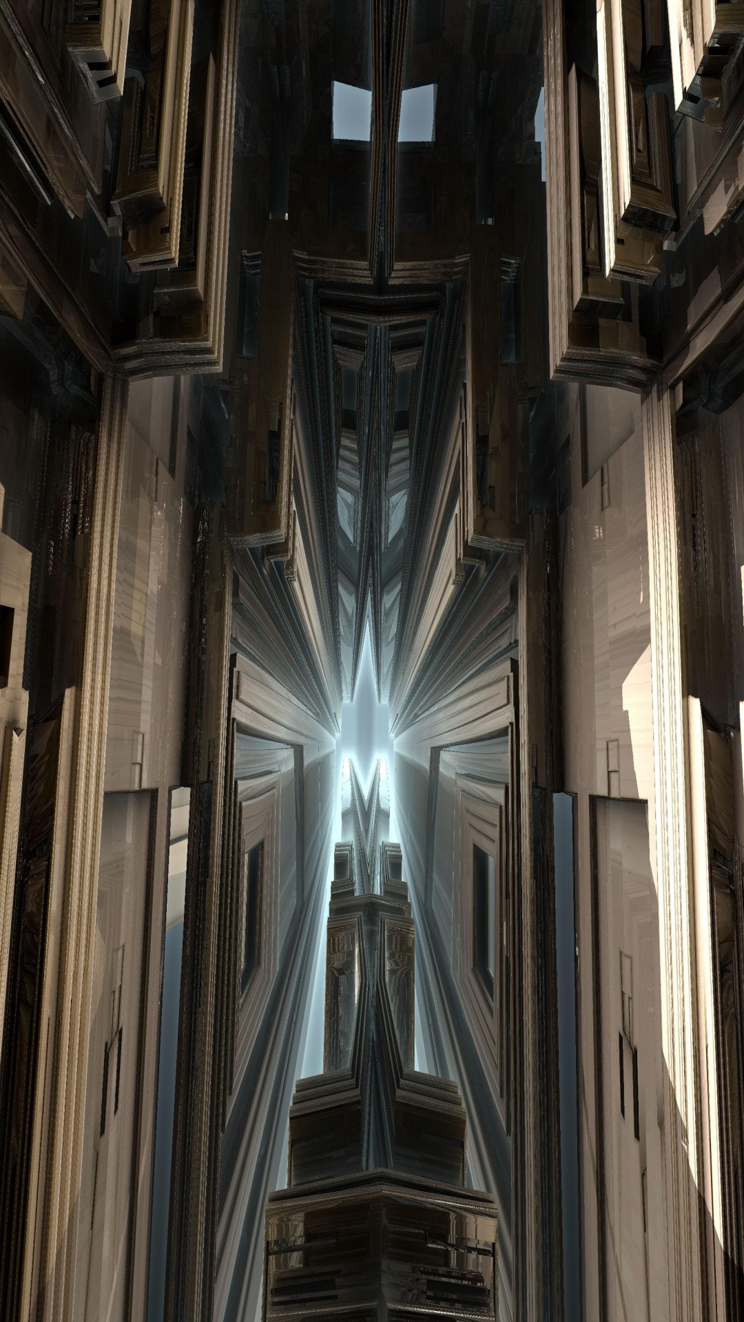 L'architecture Gothique, Bâtiment, Symétrie, Façade, Obscurité. Wallpaper in 1080x1920 Resolution