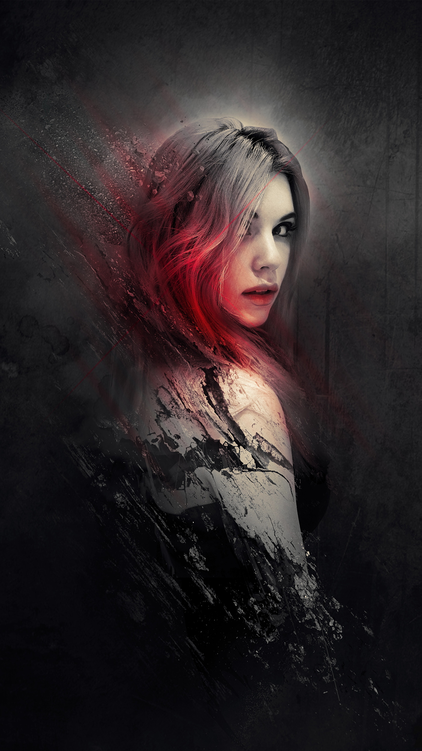 Lippe, Augenbraue, Wimper, Butterscotch, Kunst. Wallpaper in 1440x2560 Resolution