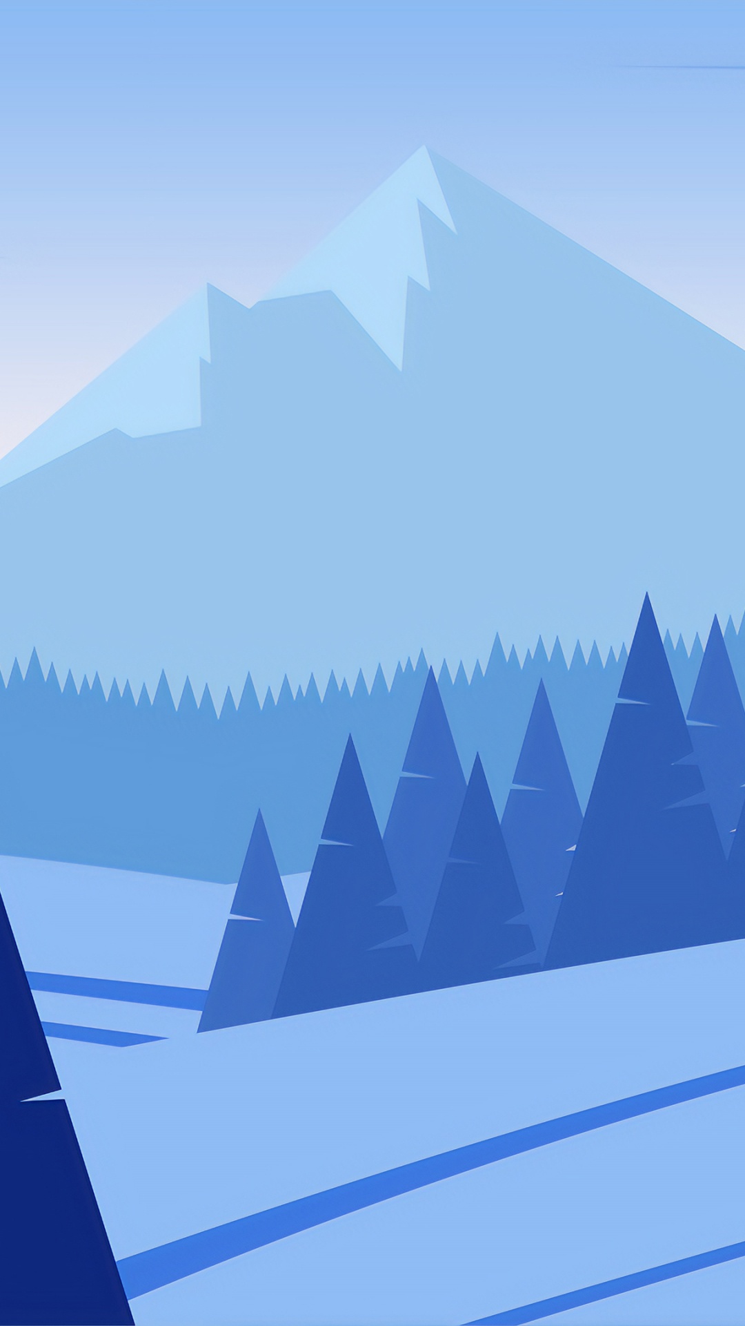 Minimalismus, Abstrakte Kunst, Künstler, Azure, Naturlandschaft. Wallpaper in 1080x1920 Resolution