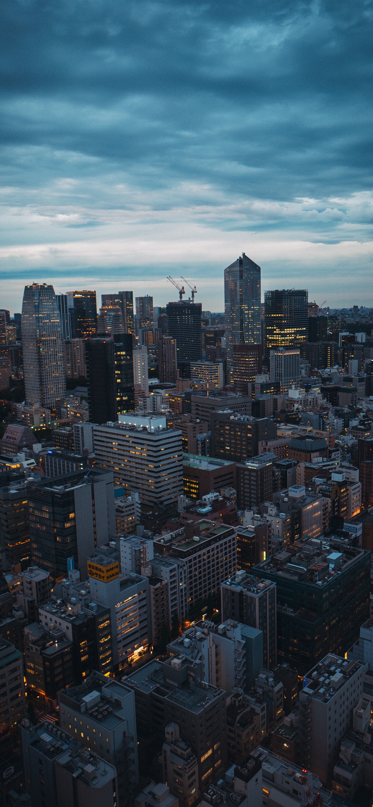 Tokyo Tower, Building, Tower Block, Daytime, Urban Area. Wallpaper in 1242x2688 Resolution