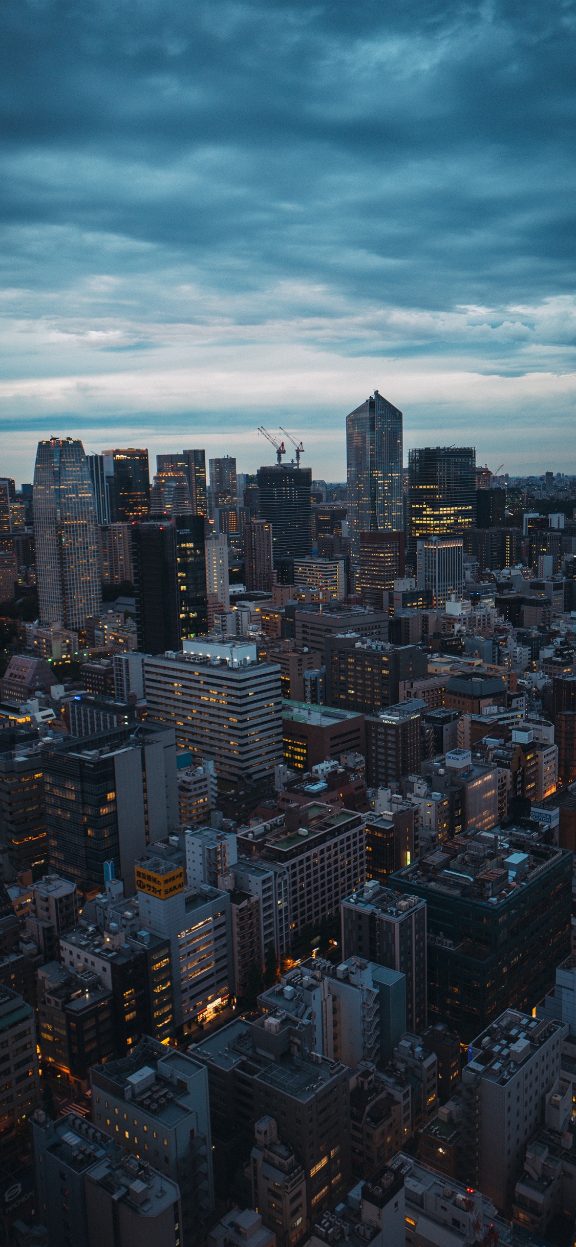 Tokyo Tower, Gebäude, Tower Block, Tageszeit, Stadtgebiet. Wallpaper in 1125x2436 Resolution