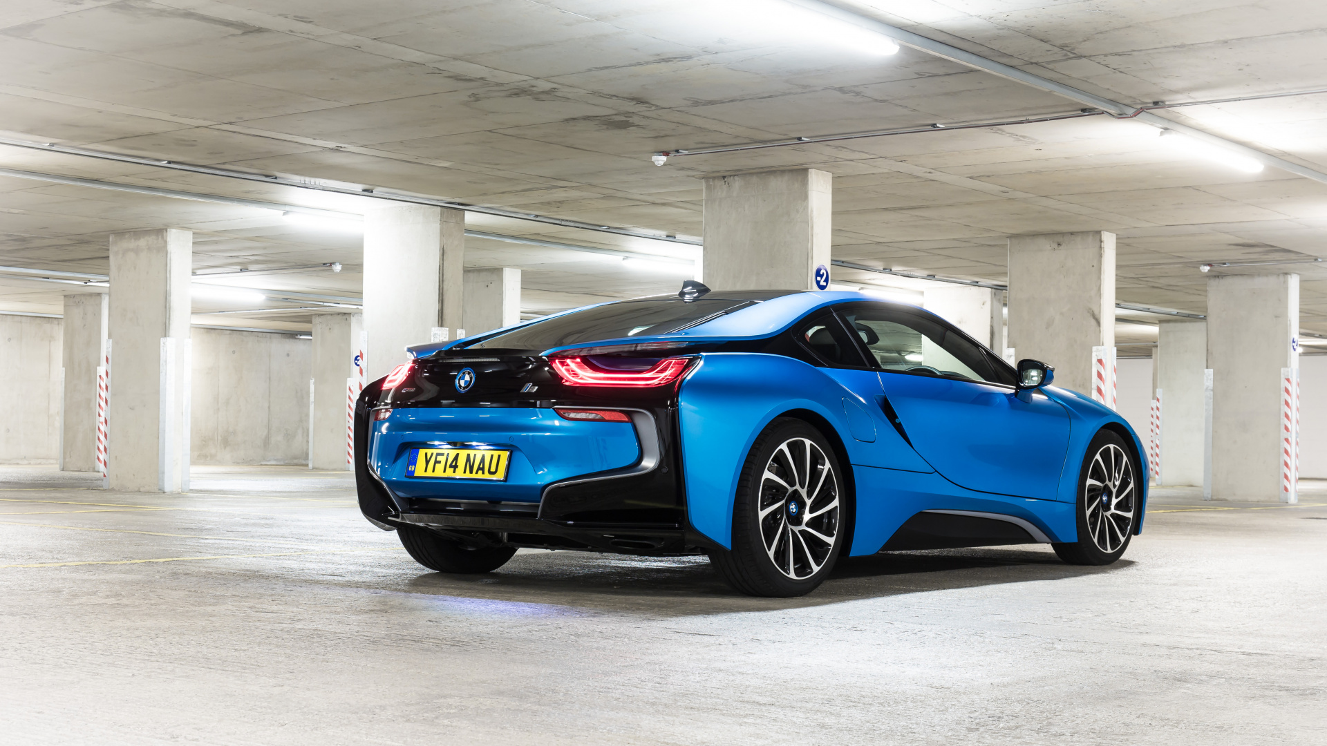 超级跑车, 后视镜, 电动汽车, 宝马i3, 宝马i8 壁纸 1920x1080 允许