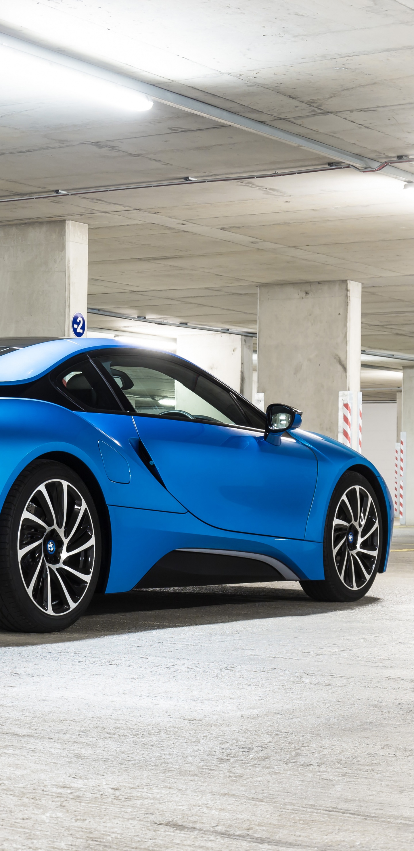 Blue Bmw m 3 Coupe. Wallpaper in 1440x2960 Resolution