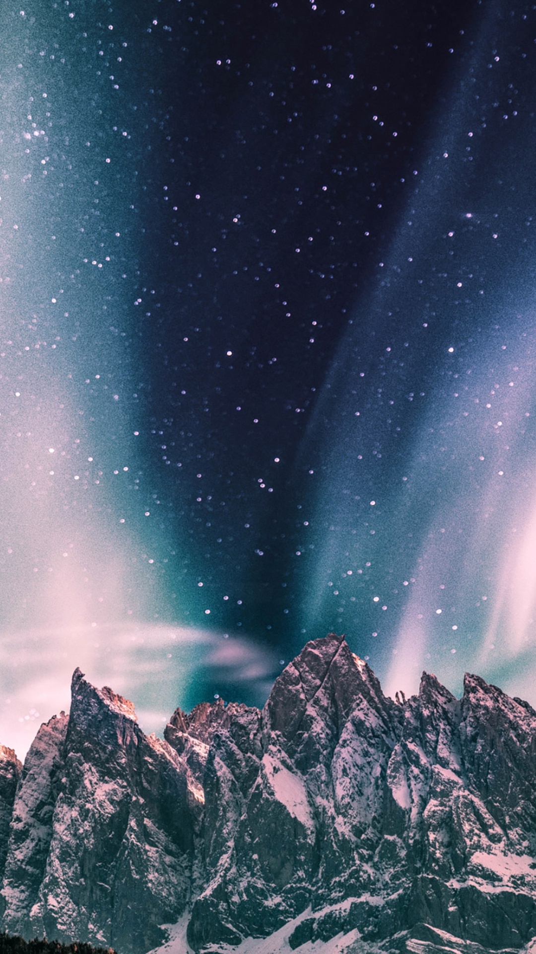 Natur, Bergkette, Aurora, Rocky Mountains, Atmosphäre. Wallpaper in 1080x1920 Resolution