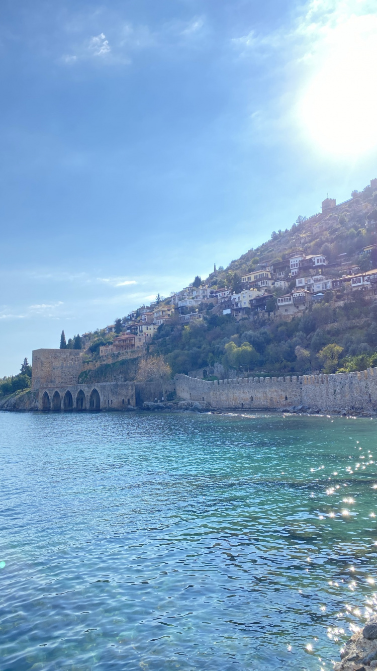 Kizilkule, Eau, Blue, Azure, Lac. Wallpaper in 750x1334 Resolution