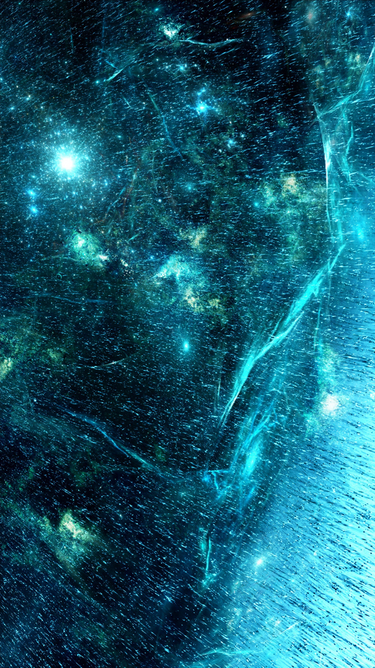 Peinture Abstraite Bleue et Blanche. Wallpaper in 750x1334 Resolution