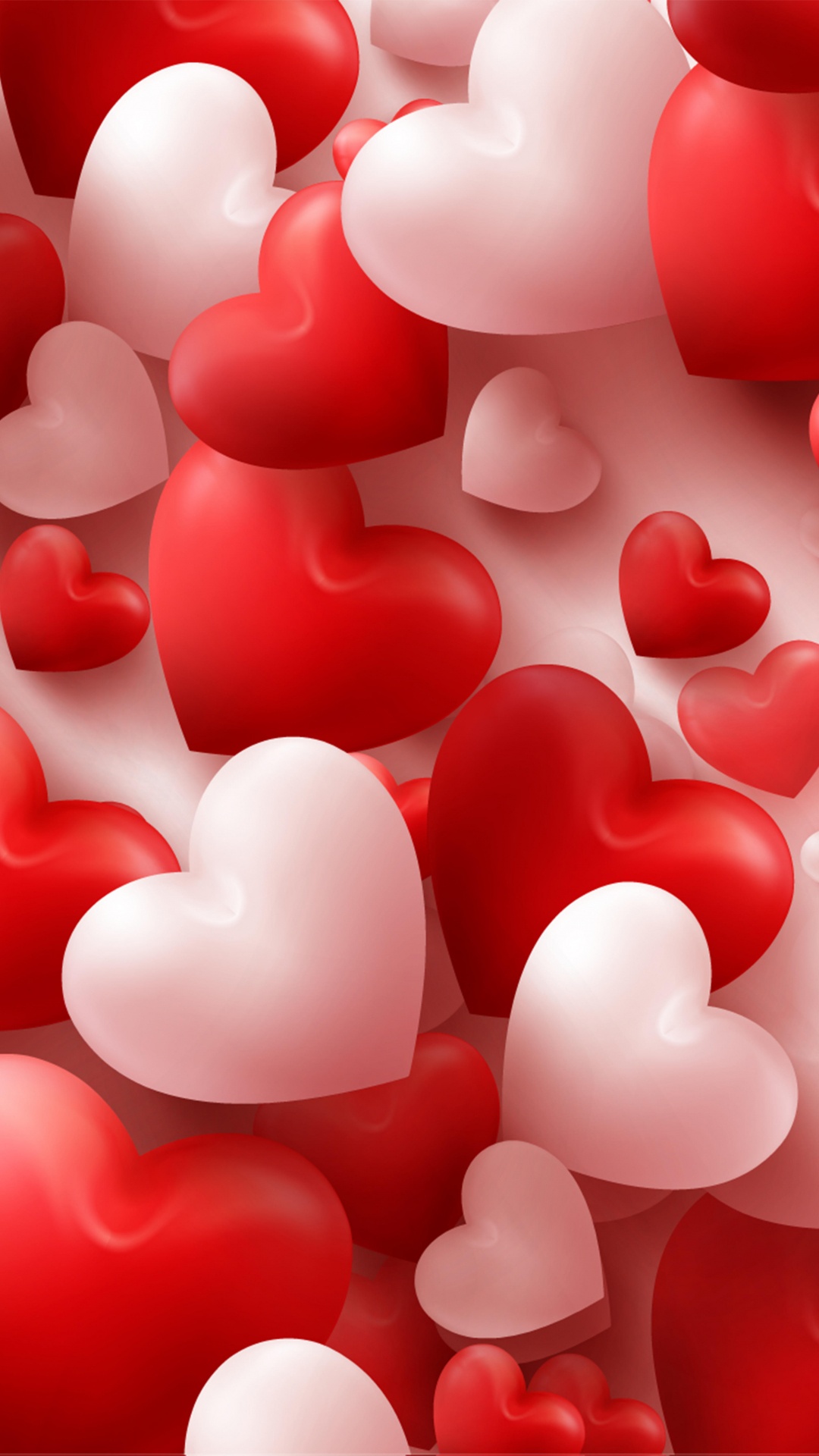 el Día de San Valentín, Coraz, Rojo, Amor, Rosa. Wallpaper in 1080x1920 Resolution