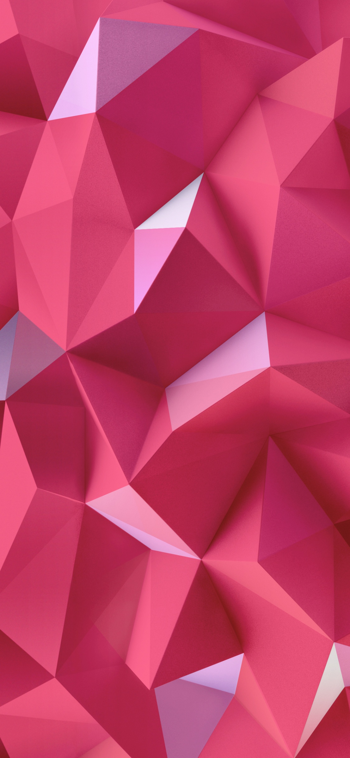 Rote Und Weiße Abstrakte Malerei. Wallpaper in 1125x2436 Resolution