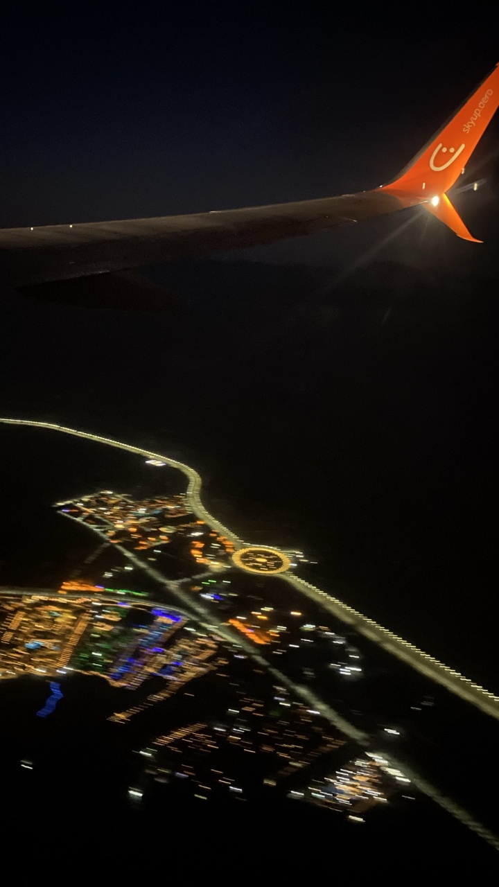 Night, City, Landscape, Midnight, Road. Wallpaper in 720x1280 Resolution