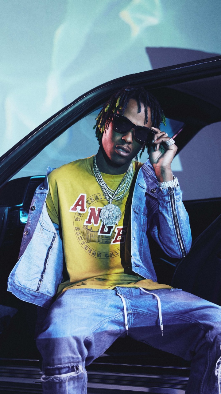 Rich The Kid, Cant Afford It, Fall Threw, Hip Hop Music, Rapper. Wallpaper in 720x1280 Resolution